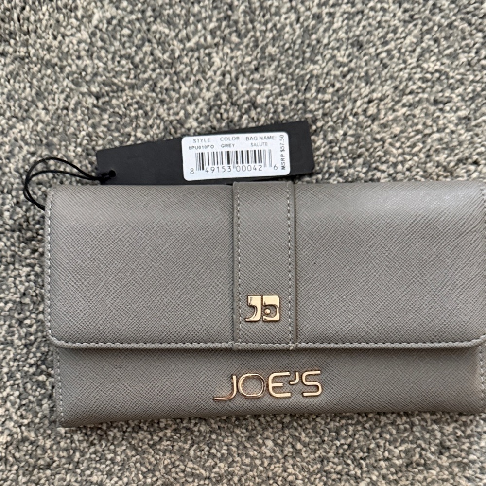 Joe's Jeans Silver Women's Clutch Wallet